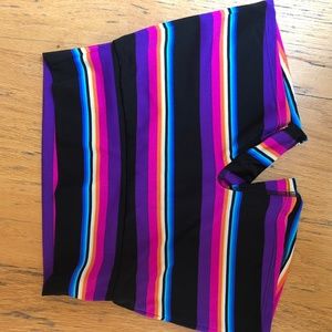 K-Deer Striped Short Shorts XS